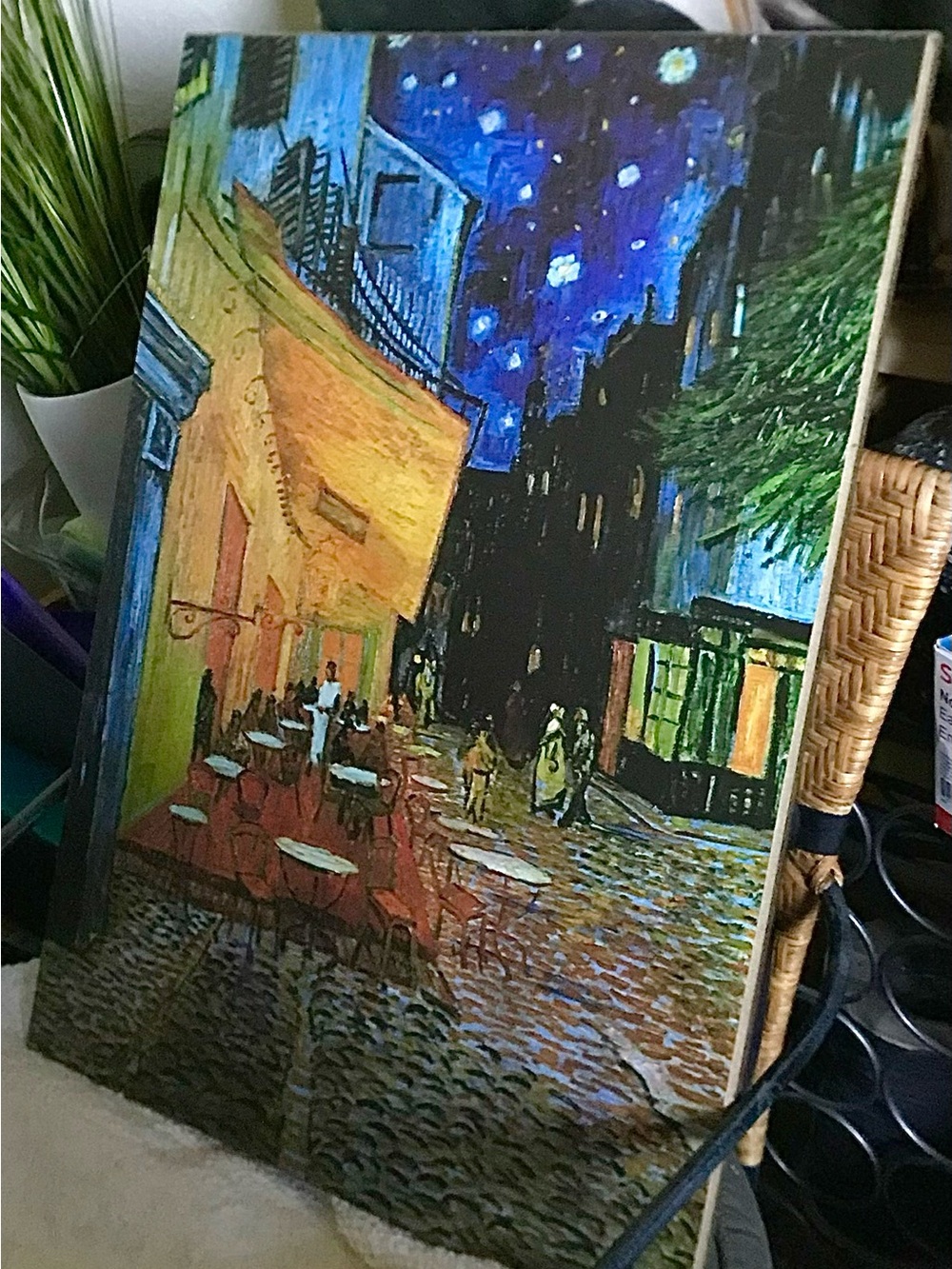 #VanGogh Cafe Terrace at Night #wallart & spiral #notebook #art #set #retro